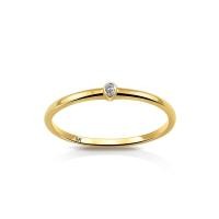 ราคา Jewellista แหวนทองแท้ 9K เพชรแท้ รุ่น Jennifer (20862345373)