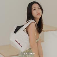 ราคา JIRASTUDIO S ปักชื่อ กระเป๋าสะพายและกระเป้าถือ Pre order 15 20 days (19397640308)