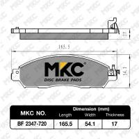 ราคา ผ้าเบรคหน้า หลัง NISSAN NAVARA นิสสัน นาวาร่า 2 5 D40np300 ปี 2007 2020 ทุกรุ่น TERRA 2 3 ปี 2018 2023 ผ้าเบรค MKC (15112561793)