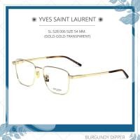 ราคา กรอบแว่นสายตา Yves Saint Laurent SL 528 006 SIZE 54 MM GOLD GOLD TRANSPARENT (18294243454)