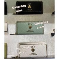 ราคา Lyn Aimee Long Wallet กระเป๋าสตางค์ใบยาว ซิปรอบ สีขาว เขียว ดำ (16327326844)