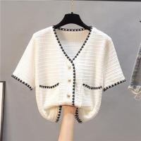 ราคา Over Street 7 เสื้อไหมพรม แขนสั้น So Cute ผ้าดีใส่สะบาย DD703 (20412191659)