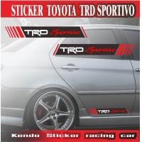 ราคา สติ๊กเกอร์ติดข้างประตูรถยนต์ Toyota TRD sportivo V1B (753318077)