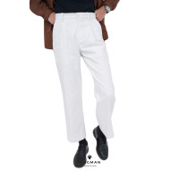 ราคา KHAGI PANTS กางเกงขากระบอกใหญ่ สีขาว เอวสูง กางเกงสั่งตัด ปรับความยาวขาได้ กางเกงขายาว กางเกงสั่งตัด ตัดกางเกง กางเกงชาย (7887101011)