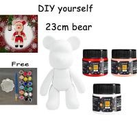 ราคา Rex TT Christmas Gift Liquid Paint Christmas DIY Bear with Paint Doll Coloring Plaster Doll Fluid Bear (21141976587)