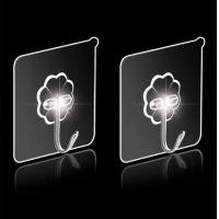 ราคา ตะขอติดผนัง 10ชิ้น ขนาด6cmx6cm 7 6cmx8 6cm ตะขออเนกประสงค์ ติดกำแพง ติดเพดาน (12330674796)