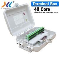 ราคา ตู้เเยกสายไฟเบอร์ออฟติก กล่องพักสาย Fiber Optic Box กล่องสำหรับพักจุดเชื่อมต่อสายไฟเบอร์ออฟติก 48 Core (20547526614)