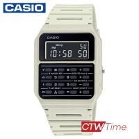 ราคา Casio DATA BANK Digital นาฬิกาข้อมือสายเรซิ่น รุ่น CA 53WF 8BDF สีขาว (7485107593)