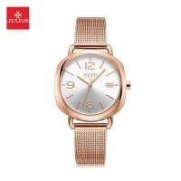 ราคา Julius นาฬิกาข้อมือ แบรนด์เกาหลี แฟชั่นฮิตของแท้ สายสแตนเลส รุ่น JA 1191 (767366853)