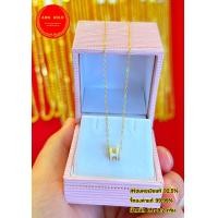 ราคา สร้อยคอเงินแท้ 92 5 พร้อมจี้ทองแท้ 99 99 น้ำหนัก0 1 0 2 กรัม จี้ทองแท้มีใบรับประกันสามารถขายได้ (20069680384)