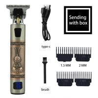 ราคา 2022 R Etro T9 Clipper ผมบ้านหน้าจอขนาดใหญ่จอแสดงผลดิจิตอล Clipper ผมไฟฟ้า USB ชาร์จ Clipper ผมมีดโกน (15071480724)