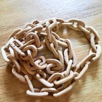 ราคา โซ่ไม้ โซ่ไม้สัก โซ่ไม้ขัดมือ โซ่ไม้สักทำด้วยมือ หาคนทำยาก 39 นิ้ว (8119350723)