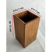 ราคา ที่ใส่ปากกาไม้สัก กล่องใส่ปากกาไม้สัก กล่องใส่เครื่องเขียน ที่เสียบปากกา ที่เสียบดินสอไม้ กล่องใส่ของอเนกประสงค์ขนาดเล็ก (7421851546)