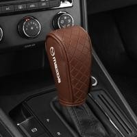 ราคา ที่หุ้มเกียร์เกียร์หนัง PU สำหรับรถยนต์ที่หุ้มเกียร์เคสกันกระแทกมือจับแบบยึดกันลื่นสำหรับมาสด้า2 3 6 323 CX3 CX5 CX 7 CX 8 CX 30 BT 50 BT50 (20602633846)