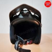 ราคา หมวกกันน็อคเต็มใบเปิดหน้า YAMAHA TTX สีดำ มีปีกหมวก แท้เบิกศูนย์ 100 (20107645353)
