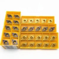 ราคา DCMT070204 DCMT11T304 DCMT11T308 Carbide Insert Internal Turning Tool CNC Tool 100 เม็ดมีดกลึงชิ้นส่วนเหล็ก (9483291955)