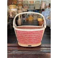 ราคา ตะกร้า ตะกร้าพิกุล ตะกร้าทำบุญ ตะกร้าไปวัด ตะกร้าหวาย ตะกร้า มีหลายสีให้เลือก ถูกที่สุด (20458304827)