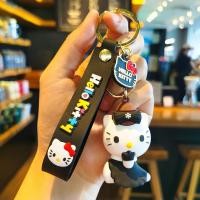 ราคา Sanrio Hello Kitty พวงกุญแจเครื่องประดับในรถยนต์อนิเมะตุ๊กตาขยับแขนขาได้ พวงกุญแจกระเป๋าโทรศัพท์มือถือของขวัญของเล่นตกแต่งแขวน (21170808540)