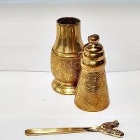 ราคา เต้าปูนจรวด เต้าปูนทองเหลืองทรงจรวด ตอกลาย (8966396779)