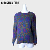 ราคา Christian Dior Vintage เสื้อคอกลมแขน (20749918079)
