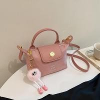ราคา High end Messenger Mobile Phone Bag Mini Small Bag Female 2023 New Pink Longchamp Nylon Dumpling Bag BYUE (20278782682)