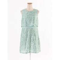 ราคา topshop เดรสแขนกุด ผ้าลูกไม้ลายฉลุ มีซับใน ซิปด้านหลัง ป้ายแบรนด์ระบุไซส์ EUR 40 Preloved (20674871870)