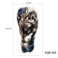 ราคา Rose Animal Long Tattoo รอยสักชั่วคราวขนาดใหญ่สิงโตเผ่าสีดำ นักรบเสือหมาป่าสติ๊กเกอร์รอยสักปลอมสำหรับผู้หญิง (17139127036)