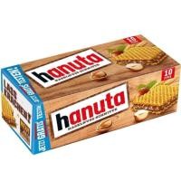 ราคา Ferrero Hanuta Cream Waffer เวเฟอร์กรอบสอดไส้ครีม มีให้เลือก4รสชาติ 1กล่องมี10ชิ้นใหญ่ ขนาด220กรัม ขนมนำเข้า (19676615361)