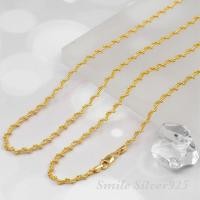 ราคา สร้อยคอเงินแท้ 92 5 Italy ชุบทอง 24k (19760179087)
