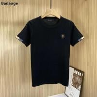 ราคา เสื้อสเวตเตอร์แฟชั่น Burberry ปักลายสำหรับผู้ชายเสื้อสเวตเตอร์แฟชั่นเสื้อสเวตเตอร์ปักลายแบรนด์เสื้อแขนสั้นเสื้อเสื้อคลุมรอบคอเข้ารูป (20946065964)