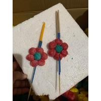ราคา ชุดธูปเทียนลอยกระทง ลายดอกไม้ งานฝีมือทำจากอาหารปลา (20936464388)