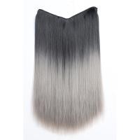 ราคา ผู้หญิงยาวตรงหยิกห้าคลิปรูปตัววีผมสีดำและสีเทาเกรด (18566560321)