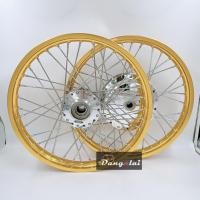 ราคา ชุดล้อทองขอบ 17 ใส่ MioFinoเก่าNouvo mx พร้อมใส่ (21175993300)