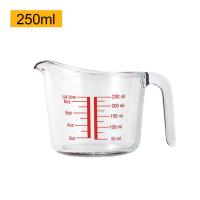 ราคา GIO Store แก้วตวง ถ้วยตวง เหยือกตวง แก้วน้ำ แก้วกาแฟ 8 ออนซ์ 250ml ทำจากแก้วอย่างหนา (14564193954)