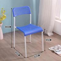 ราคา VIGOR เก้าอี้พลาสติก42x45x80cm เก้าอี้ทานอาหาร เก้าอี้นวม เก้าอี้สำนักงาน ที่นั่งและหลัง ระบายอากาศ วางซ้อนกันได้ รับน้ำหนักได้ 500KG (21057070227)