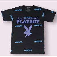 ราคา เสื้อยืดเพลบอย playboy งานปักสกรีนทั่วตัว ป้ายห้อย ผ้าคอตตอน เสื้อยืคอกลม ราคาถูก มีบริการเก็บเงินปลายทาง (19929862361)