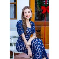 ราคา เดรสลูกไม้ งานปักหัวใจ Lady sunshine (21190957056)