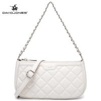 ราคา David Jones Paris กระเป๋าสะพายสำหรับผู้หญิงกระเป๋าสะพายคาดลำตัวหนัง Pu ขนาดเล็กมีผ้าพันคอ (12955017073)