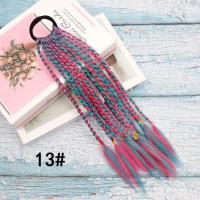 ราคา สังเคราะห์เด็กเปียผมหางม้าพร้อมยางรัด35ซม กล่องเปียผมหางม้าวิกผมหางม้า Hip Hop ประสิทธิภาพเครื่องประดับผม (9749683801)