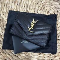 ราคา พร้อมส่งกระเป๋าตังค์ New ysl card holder อะไหล่เงิน ทอง (20460390609)