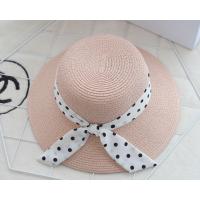 ราคา หมวกสาน รุ่นA087 หมวกปีกกลางโบว์ลายจุดๆ หมวกสานผู้หญิง หมวกสานเที่ยวทะเล หมวกสานกันแดด หมวกแฟชั่น ส่งจากไทย (17059416707)