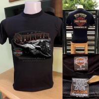 ราคา BAYANG Harley Davidson เสื้อยืดกีฬา Harley Davidson Military Mens Graphic Short Sleeve Crew Neck T Shirt Overseas Tour War Bike Harley Davidson Short sleeve T shirts (13796201343)