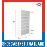 ราคา PREMIUM รุ่น MINI สีขาว ประหยัดพื้นที่สุดๆ บ้านและสวน REVIEW หรูหรา ตู้รองเท้าอลูมิเนียม ชั้นวางรองเท้า (15296358394)