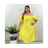 ราคา เดรสสาวอวบ เดรสออกงานไซส์ใหญ่ เสื้อผ้าสาวอวบ ชุดออกงานสาวอ้วน 100 โล งานแฟชั่น อกใหญ่ ด164 เดรสออกงานแต่ง (20309130093)