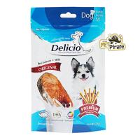 ราคา Delicio ขนมหมา ขนมสุนัข แบบแท่งนิ่ม 70g x 8 ซอง ขนมกินเล่น เหนียวนุ่ม หอม เคี้ยวเพลิน ขนมฝึกสุนัข ขนมแท่ง มี 4 รสอร่อย (4449108698)