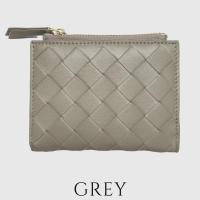 ราคา Woven Bi fold Wallet กระเป๋าสตางค์หนังแกะสานแท้พร้อมช่องใส่เหรียญ (13059771619)