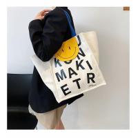 ราคา Canvas Bag กระเป๋าผ้าแคนวาสแฟชั่นสไตล์เกาหลี พิมพ์ตัวอักษร พร้อมส่ง (10325787404)