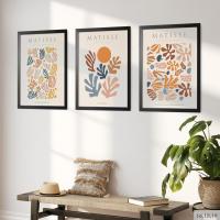 ราคา ภาพ Matisse ตกแต่งบ้าน เซต 3 ภาพ พร้อมกรอบดำ รับประกันคุณภาพด้วยเทคนิคจากประเทศอิตาลี (19418144127)