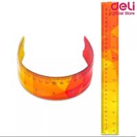 ราคา Deli ไม้บรรทัดเยลลี่ งอได้ PVC ยาว 30 เซนติเมตร No H651 (19363951954)