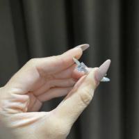 ราคา แหวนเพชร Radiant cut 1 02 กะรัตบ่าข้าง 2 ตัง ข้างละ 10 เม็ด รวม 1 42 กะรัต (17422134251)